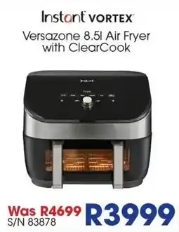 Hirsch's Instant Vortex Versazone 8.5l Air Fryer with ClearCook offer