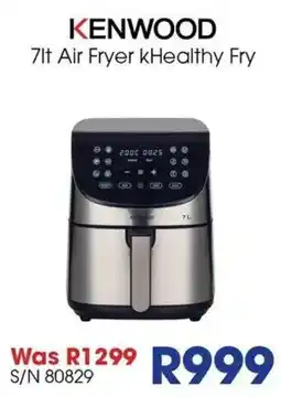 Hirsch's KENWOOD 7lt Air Fryer kHealthy Fry offer