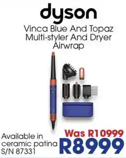 Hirsch's dyson Vinca Blue And Topaz Multi-styler And Dryer Airwrap offer