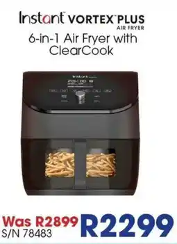 Hirsch's Instant Vortex Plus Air Fryer with ClearCook offer