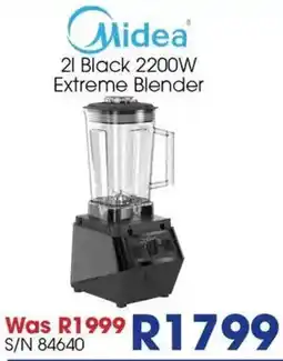 Hirsch's Midea 2l Black 2200w Extreme Blender offer
