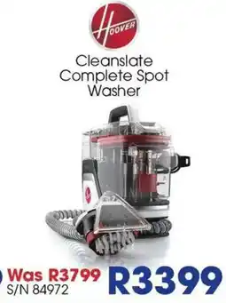 Hirsch's Hoover Cleanslate Complete Spot Washer offer