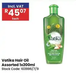 Africa Cash and Carry Vatika Hair Oil Assorted offer