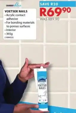 Chamberlain Chamber value voetsek nails offer