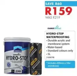 Chamberlain Chamber value hydro-stop waterproofing offer