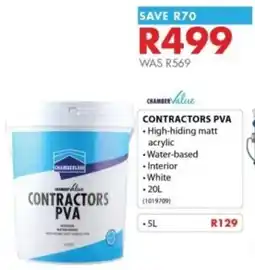 Chamberlain Chamberlain contractors pva offer