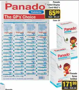 J&E Cash and Carry Panado Tablets offer