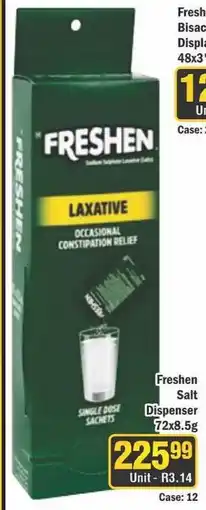 J&E Cash and Carry Freshen Laxative offer