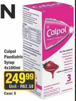 J&E Cash and Carry Calpol Paediatric Syrup offer