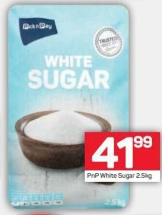 Pick n Pay PnP White Sugar 2.5kg offer