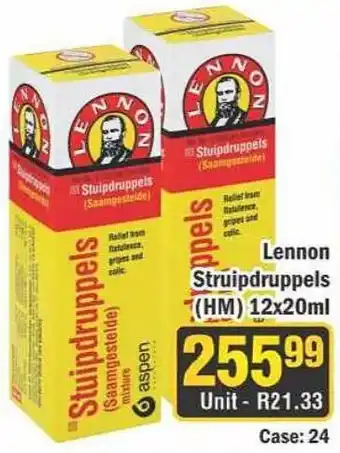 J&E Cash and Carry Lennon Struipdruppels offer