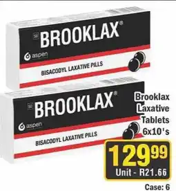 J&E Cash and Carry Brooklax Laxative Tablets offer