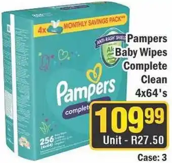 J&E Cash and Carry Pampers Baby Wipes Complete Clean offer
