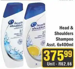 J&E Cash and Carry Head & Shoulders Shampoo offer