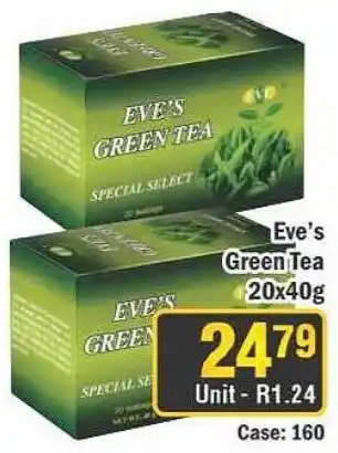 J&E Cash and Carry Eve's Green Tea offer
