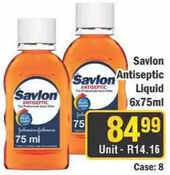 J&E Cash and Carry Savlon Antiseptic Liquid offer