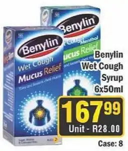 J&E Cash and Carry Benylin Wet Cough Mucus Relief offer