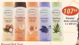 J&E Cash and Carry Bramley Body Lotions offer