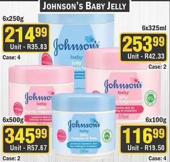 J&E Cash and Carry Johnson's Baby Jelly offer