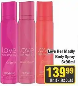 J&E Cash and Carry Love Her Madly Body Spray offer