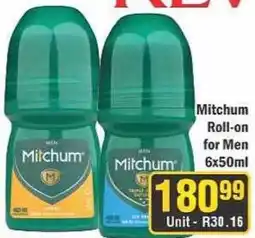 J&E Cash and Carry Mitchum Roll-on for Men offer
