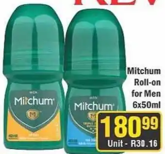 J&E Cash and Carry Mitchum Roll-on for Men offer