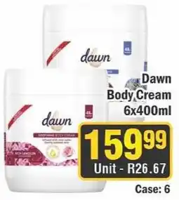J&E Cash and Carry Dawn Body Cream offer