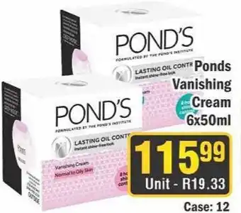 J&E Cash and Carry Pond's Vanishing Cream offer