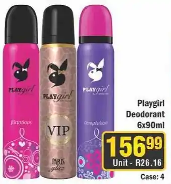 J&E Cash and Carry Playgirl Deodorant offer
