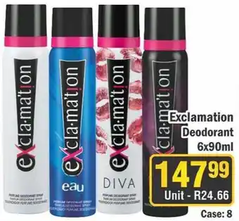 J&E Cash and Carry Exclamation Deodorant offer