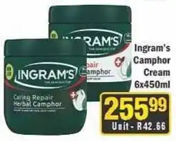 J&E Cash and Carry Ingram's Camphor Cream offer