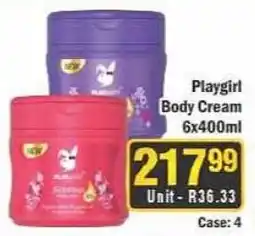 J&E Cash and Carry Playgirl Body Cream offer