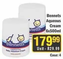 J&E Cash and Carry Bennetts Aqueous Cream offer