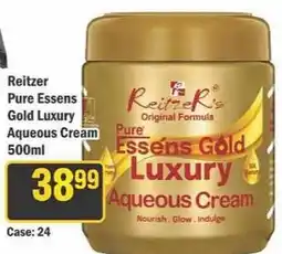 J&E Cash and Carry Reitzer's Pure Essens Gold Luxury Aqueous Cream offer