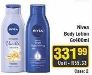 J&E Cash and Carry Nivea Body Lotion offer
