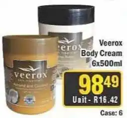 J&E Cash and Carry Veerox Body Cream offer