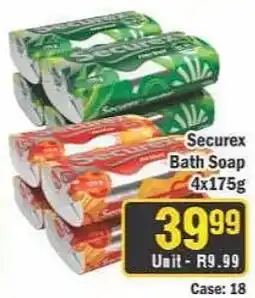 J&E Cash and Carry Securex Bath Soap offer