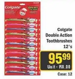J&E Cash and Carry Colgate Double Action Toothbrushes offer