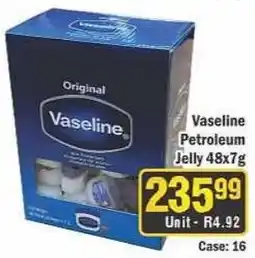 J&E Cash and Carry Vaseline Petroleum Jelly offer