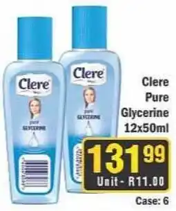 J&E Cash and Carry Clere Pure Glycerine offer