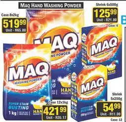 J&E Cash and Carry MAQ Hand Washing Powder offer