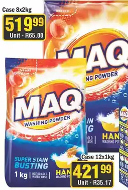 J&E Cash and Carry MAQ Washing Powder offer