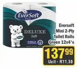 J&E Cash and Carry Eversoft Deluxe Soft Toilet Rolls offer
