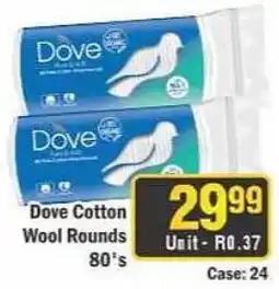 J&E Cash and Carry Dove Cotton Wool Rounds offer