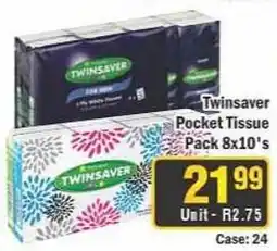 J&E Cash and Carry Twinsaver Pocket Tissue offer