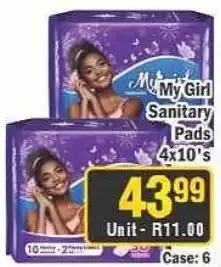J&E Cash and Carry My Girl Sanitary Pads offer