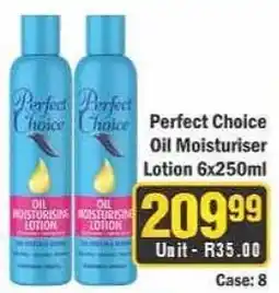 J&E Cash and Carry Perfect Choice Oil Moisturising Lotion offer