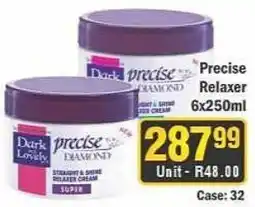 J&E Cash and Carry Dark Lovely precise DIAMOND Straight & Shine Relaxer Cream offer