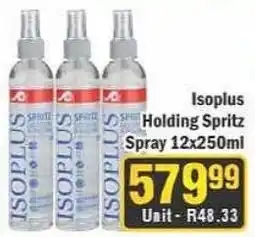 J&E Cash and Carry Isoplus Holding Spritz Spray offer