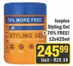 J&E Cash and Carry Isoplus Styling Gel offer